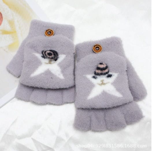 Winter Mittens Gloves for Baby Kids Toddler, Unisex Cute Warm Fleece Thick Thermal Gloves for Boys Girls Winter Mittens Gloves for Baby Kids Toddler, Unisex Cute Warm Fleece Thick Thermal Gloves for Boys Girls